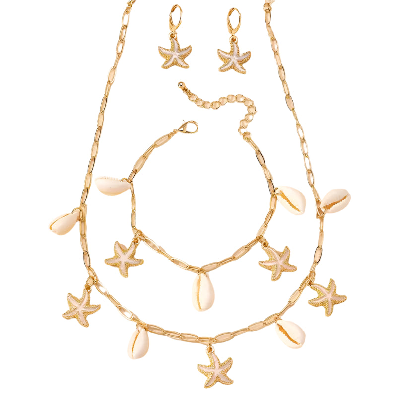 Chic Ocean-Inspired Jewellery Set