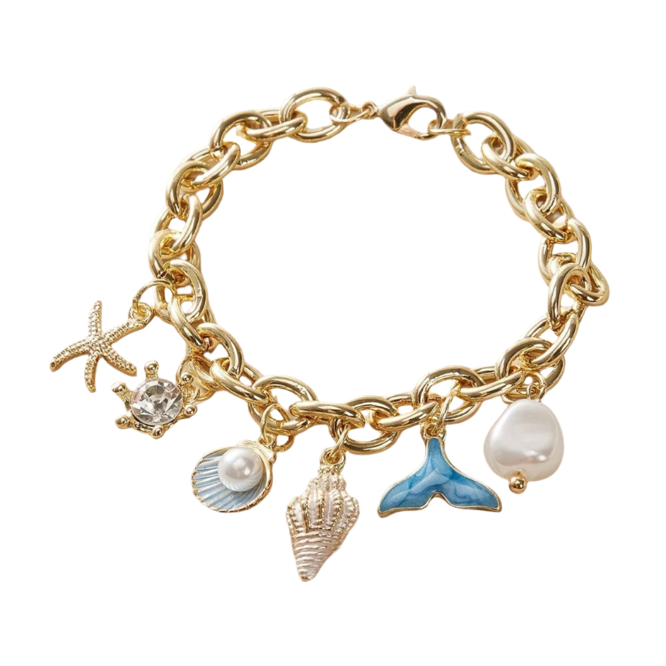 Ocean-Inspired Charm Bracelet