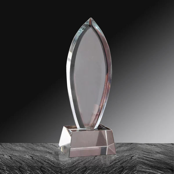 Oval Crystal Trophy