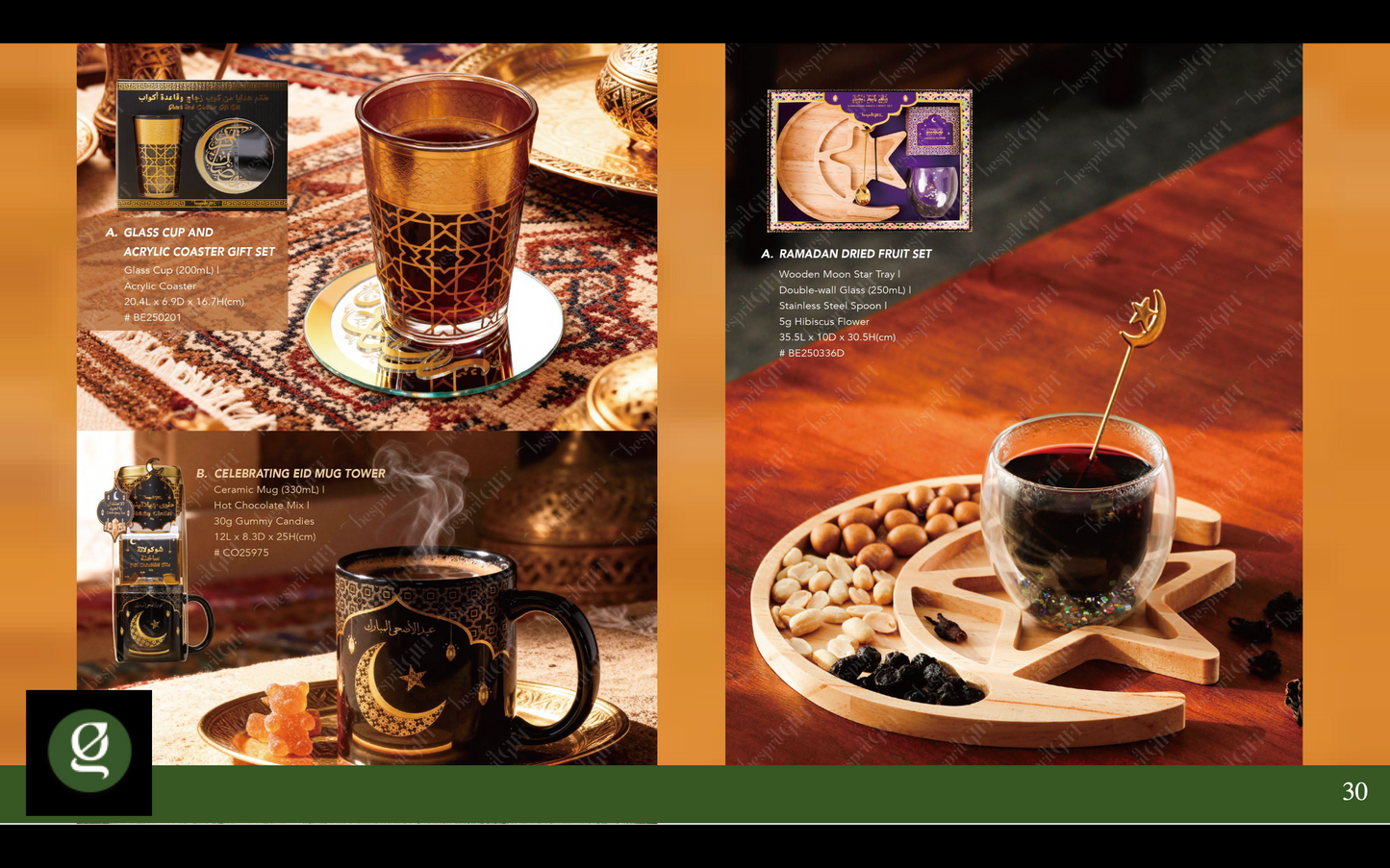 Glass Cup and Acrylic Coaster Gift Set