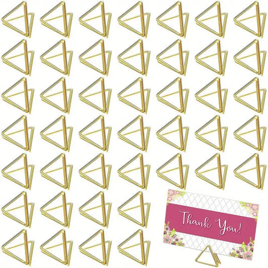 Triangle card stand for events