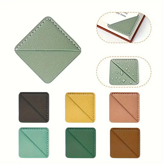 PU Leather Corner Bookmarks