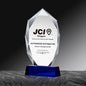 Diamond Ice Cut Crystal Trophy