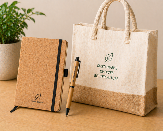 Eco-Friendly Gift Set (Cork & Bamboo)