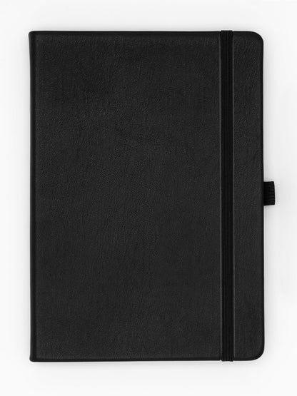 PU Leather Notebook — Black (ELITE Series)