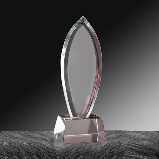 Oval Crystal Trophy