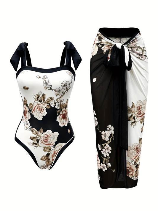 Swimsuit with skirt for women