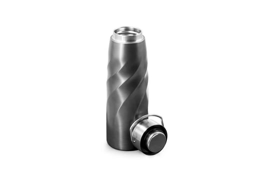 Metal Swirl Bottle