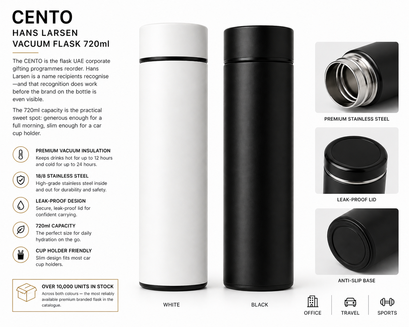 CENTO — Hans Larsen Vacuum Flask 720ml