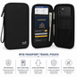RFID Passport Travel Pouch