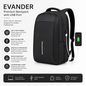 Evander — Premium Backpack with USB Port