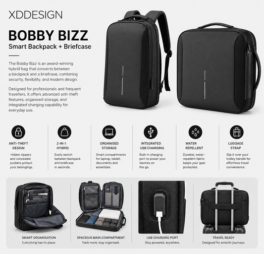 XDDESIGN Bobby Bizz Smart Backpack + Briefcase