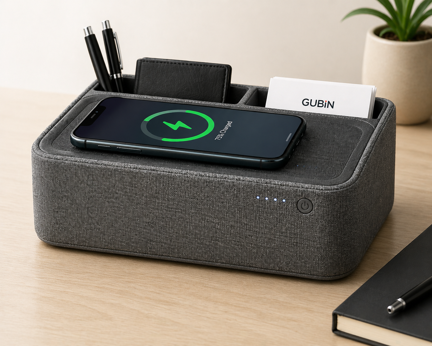 GUBIN — Santhome 10,000mAh Wireless Powerbank Organiser