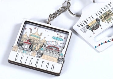 Custom souvenir Wooden Keychain wholesale manufacturer supplier