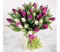Heavenly Purple and White Blooms