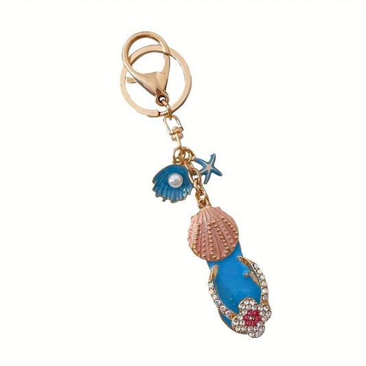 Charms metal keychain