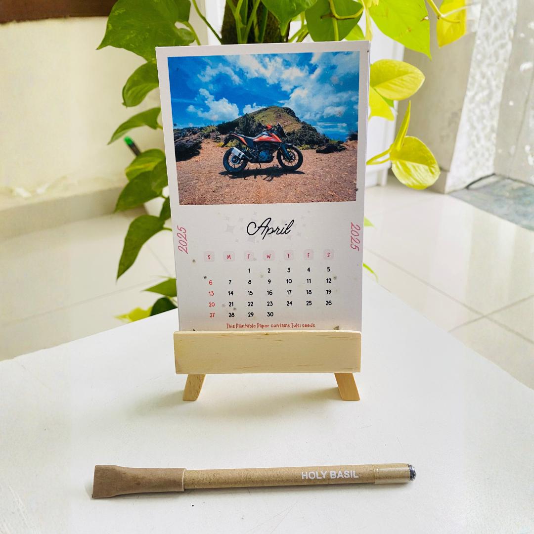 Plantable Tripod Calendar 2025