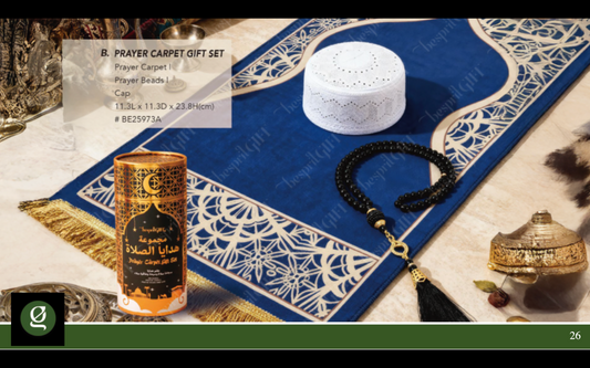 Prayer Carpet Gift Set – Men’s Edition