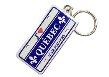 Souvenir License Plate Keychain