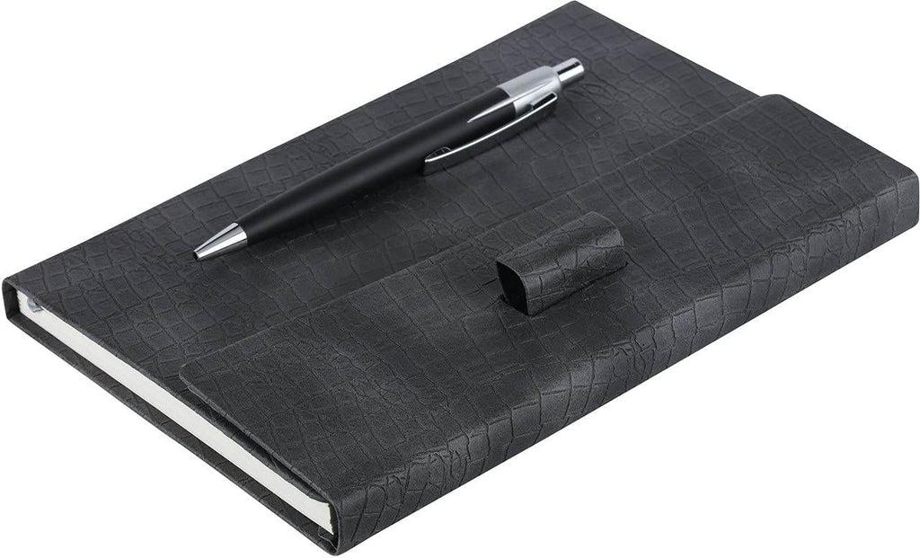 PU Leather Notebook — Black (ELITE Series)