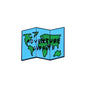 Enamel Pin-  Adventure Awaits World Map