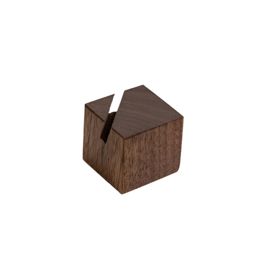 Black Walnut Wood Card Holders