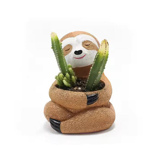 Sloth Flower Pot