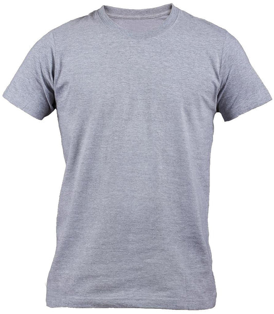 Round Neck Tshirt Custom (Grey)