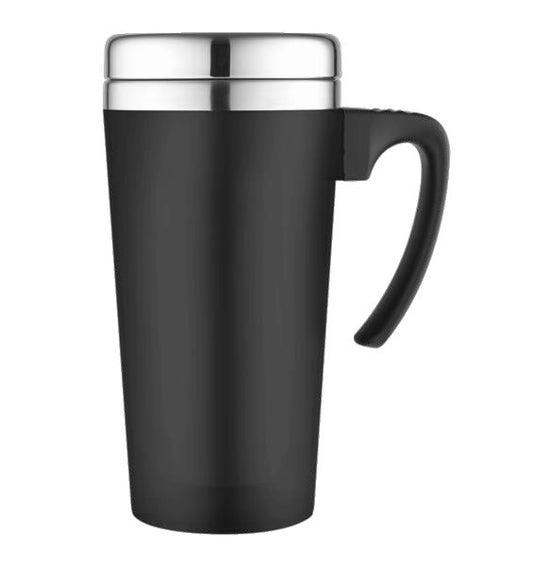 Black Premium Mug Flask