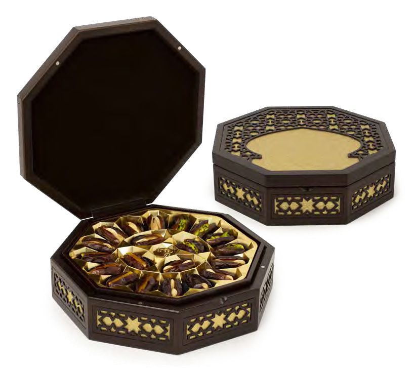 Octagon Arabic Laser Cut Box