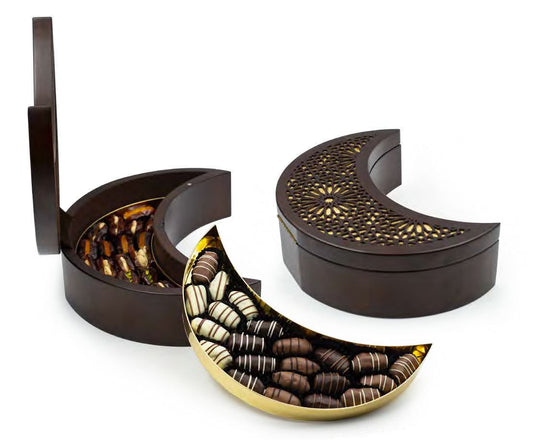 Crescent Shape Laser Cut Box