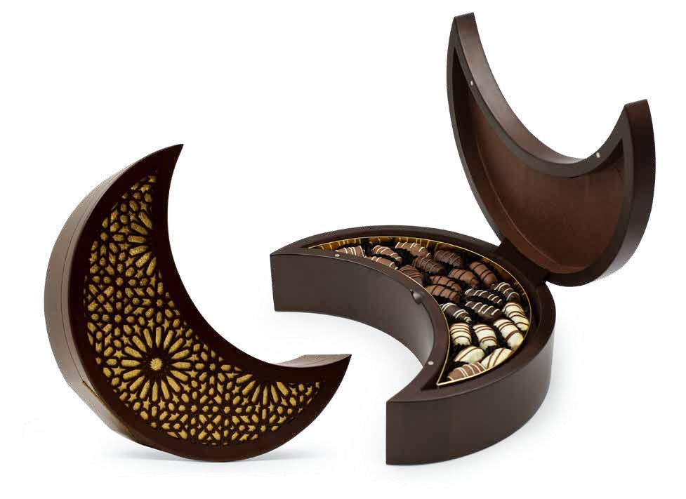 Crescent Shape Laser Cut Box