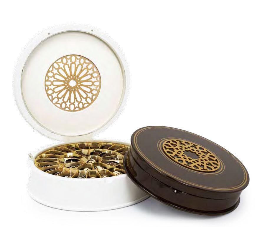 Round Glossy Laser Cut Box