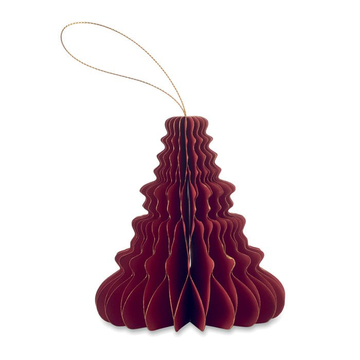 Christmas paper tree hanger