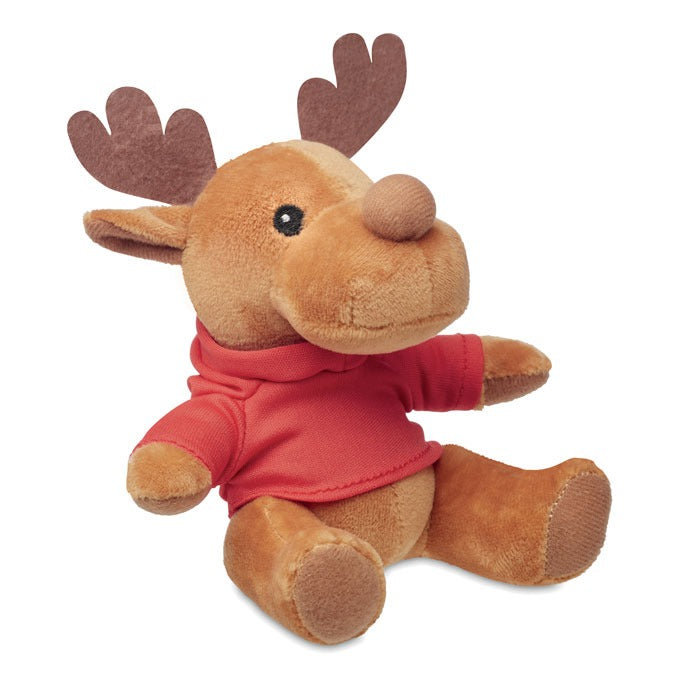 Plush reindeer with hoodie
