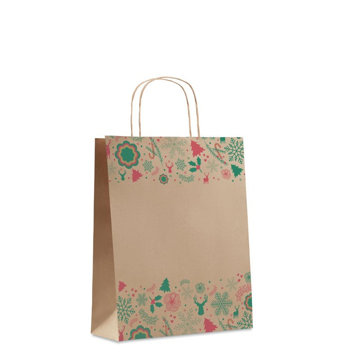 Gift paper bag with pattern