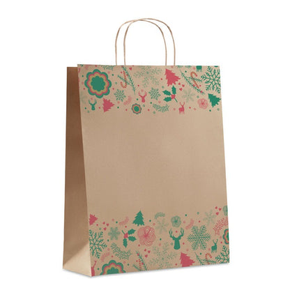Gift paper bag with pattern