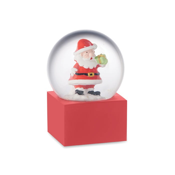 Snow ball glass ornament