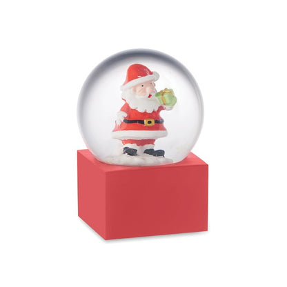 Snow ball glass ornament