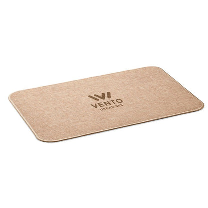 Flax door mat
