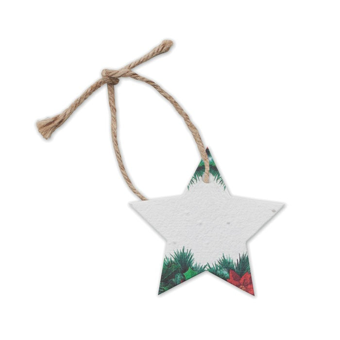 Seed paper Xmas ornament