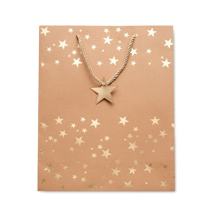 Gift paper bag with pattern