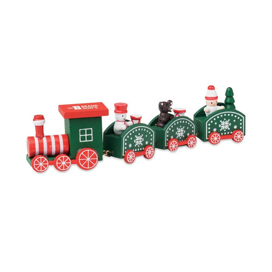 Wooden Christmas train
