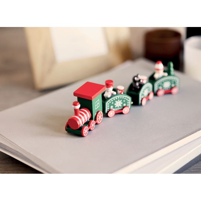 Wooden Christmas train