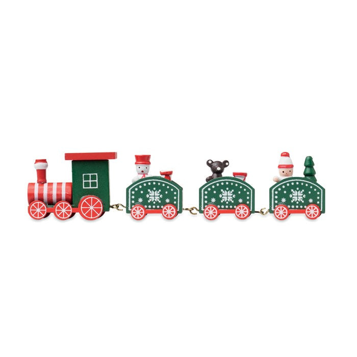 Wooden Christmas train
