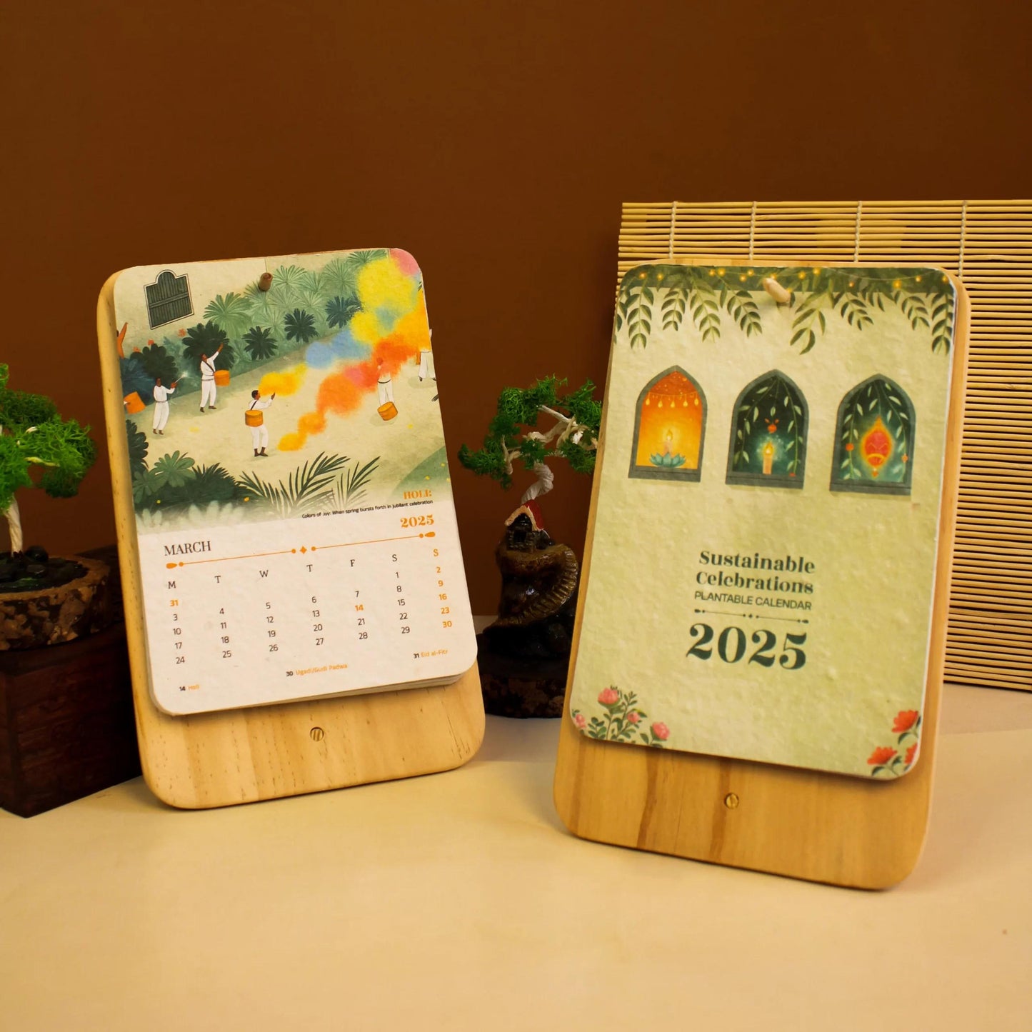 Plantable Tripod Calendar 2025
