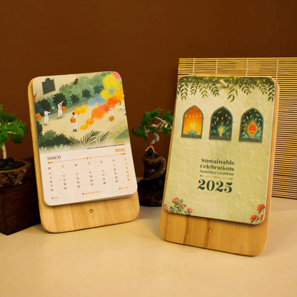 Plantable Tripod Calendar 2025